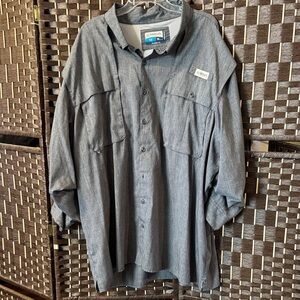 Magellan Outdoors Gray Men's Shirt